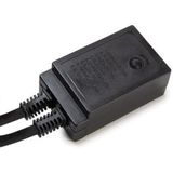 HQ-Power Lichtslang, 36 leds/meter, 2 kanalen, voor binnen en buiten, controller, veelkleurig, 9 m