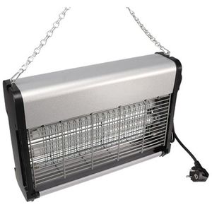Perel Insectenverdelger, elektrisch, spanningsrooster 2800 V, uitneembare opvangbak, 80 m², metaal