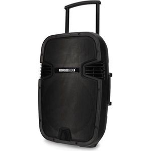 HQ-POWER FLUIDE 12.2 - 12 INCH 2-WEG ACTIEVE LUIDSPREKER - 100 W - TROLLEY