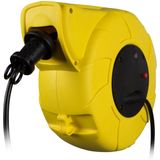 Perel - Kabelhaspel - Verlengkabel - 13 + 2 m - Geel - Kunststof