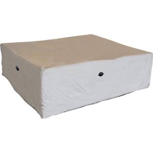 Perel Buitenhoes voor loungeset, beigegrijs, rechthoekig, L, 300 cm x 200 cm x 75 cm - COCLS-L