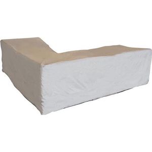 Perel Buitenhoes voor loungeset, beigegrijs, L-vormig, 215 cm x 215 cm x 85 cm x 70 cm