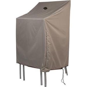 Tuinstoelhoes | Perel | 66 x 66 x 128 cm (Polyester, Taupe)