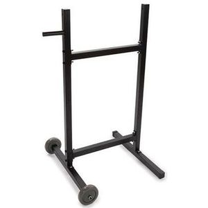 Perel Scorebordhouder voor het scorebord WC201, met wielen, 108 x 18,5 cm, zwart