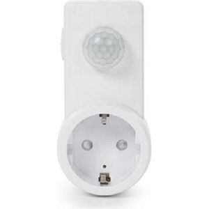 Perel Schemerschakelaar, instelbaar, detectiehoek 160°, detectiebereik 9 m, 230 V, 1.5 A, 300 W, Duitse aarding type F, wit