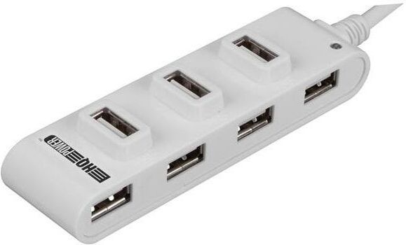 Velleman - HQM121C - USB 2.0 Hub - Wit - 7 Poorten - Plug-and-Play