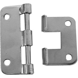 HQ-Power - Scharnier - 58 x 46 mm - Metaal - Set van 10 stuks