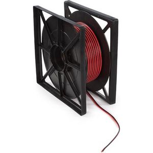 HQ-Power - Luidsprekerkabel - Rood/Zwart - OFC - 2 x 1.50 mm² - 100 m