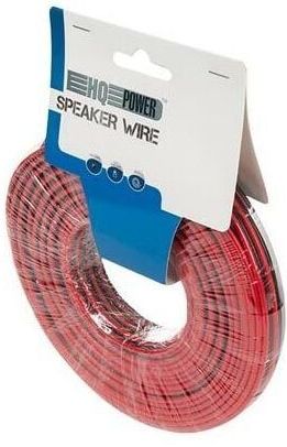 HQ-Power - Luidsprekerkabel - Rood/Zwart - OFC - 2 x 2.50 mm² - 25 m