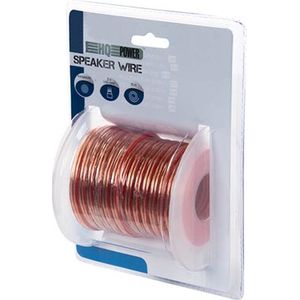 HQ-Power - Luidsprekerkabel - Transparant - OFC - 15 m