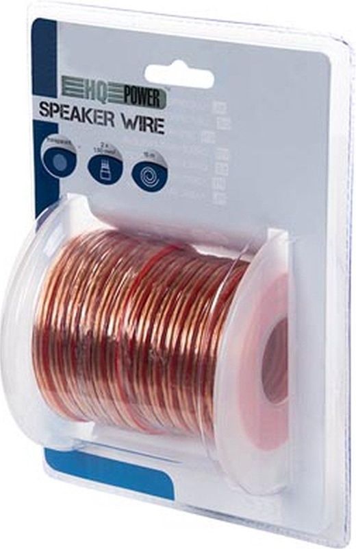 HQ-Power - Luidsprekerkabel - Transparant - OFC - 15 m