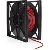 HQ-Power - Luidsprekerkabel - Rood/Zwart - CCA - 2 x 1.50 mm² - 100 m