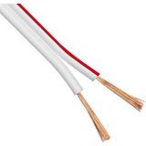 HQ-Power - Luidsprekerkabel - Wit - OFC - 2 x 1.50 mm² - 100 m