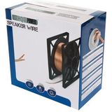 HQ-Power - Luidsprekerkabel - Transparant - OFC - 2 x 2.50 mm² - 100 m