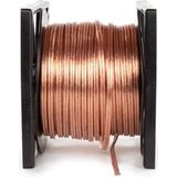 HQ Power HQLW14003 Luidsprekerkabel, Transparant, 2 x 4.00 mm², 100 m, Meerkleurig