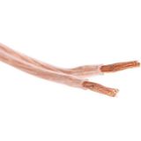 HQ Power HQLW14003 Luidsprekerkabel, Transparant, 2 x 4.00 mm², 100 m, Meerkleurig