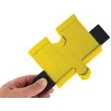 Toolland Handige plastic contourmal met vergrendeling, 4 cm diepte, nauwkeurige profielaftekening en snel aanpassen