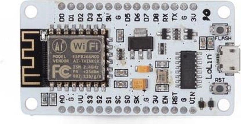 NodeMCU - V2 LUA ESP8266 Ontwikkelbord - Wit - Programmeerbaar met Lua
