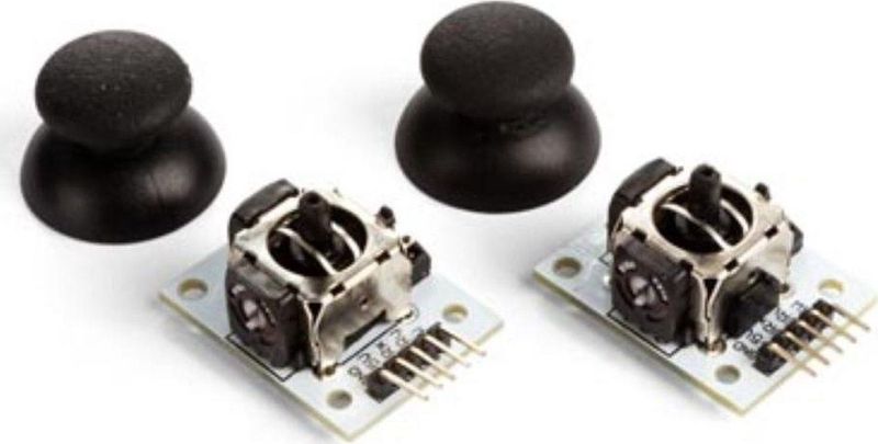 Whadda Joystick-module Xy 47 X 25 X 32 Mm Staal Zwart 2 Stuks