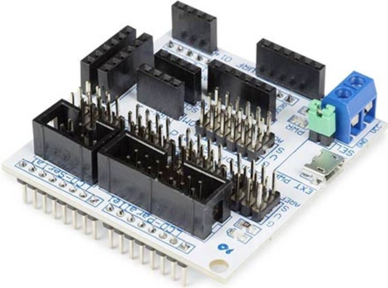 Whadda Sensor-shield Arduino/uno/mega 128 X 64 Lcd Wit/zwart