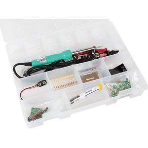 Whadda Educatieve soldeerkit, voor beginners, 2 minikits, soldeerbout