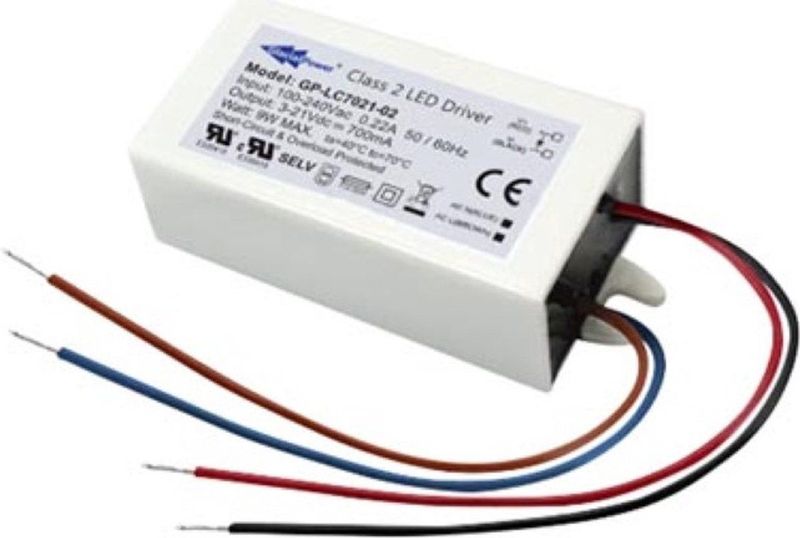 Glacial Power LED-VOEDING - 1 UITGANG - 21 VDC - 9 W