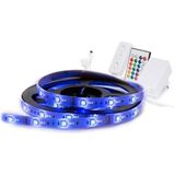 Perel Set met smart WiFi-ledstrip, 450 leds, instelbare helderheid en kleurtemperatuur, 5 meter lang, RGB-kleuren, warmwit en koudwit, creëer de perfecte sfeer met Tuya®-app bediening