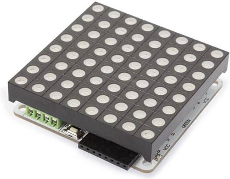 ATMEGA328 RGB LED DOT-MATRIX DRIVERBOARD (WPB439)