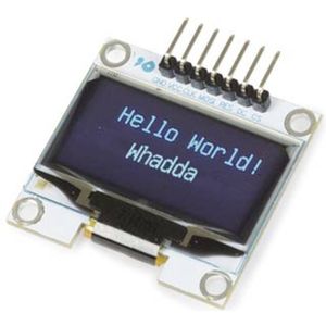 Velleman - WPI437 - OLED-Display - Zwart - SH1106 Driver - SPI