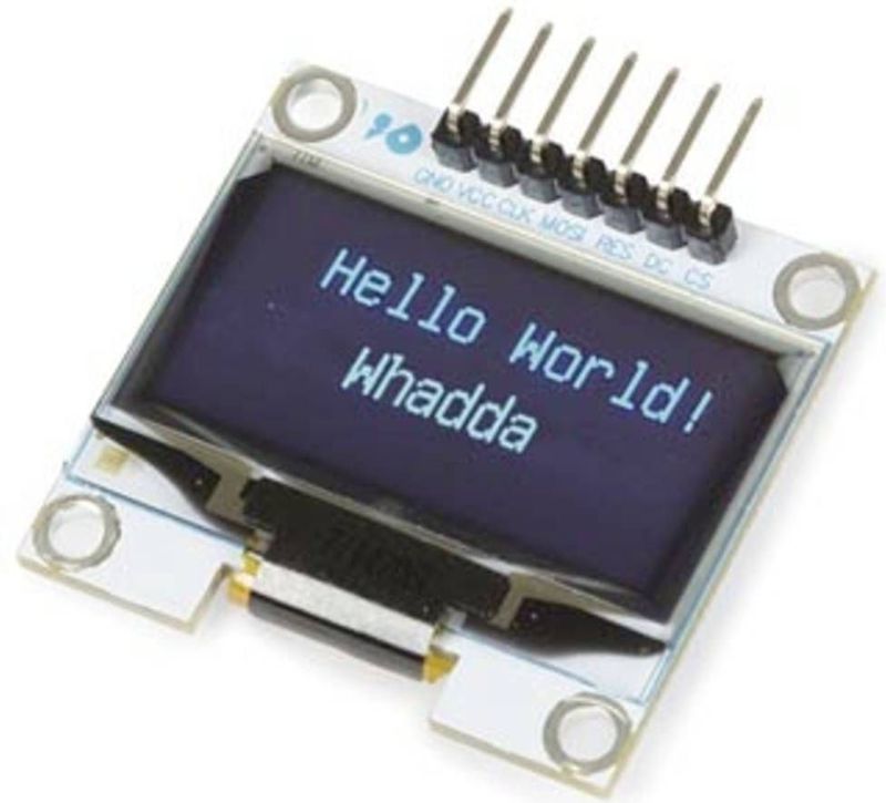 Velleman - WPI437 - OLED-Display - Zwart - SH1106 Driver - SPI