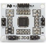 Velleman - PAM8610 Digitale Versterkermodule - Grijs - 2 x 10 W