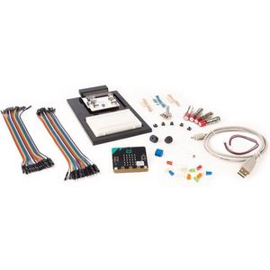 Whadda Micro:bit® kit voor gevorderde programmeurs met Raspberry Pi compatibiliteit, 5x5 led matrix, Bluetooth BLE en 3D magnetometer, ideaal voor gevorderde gebruikers in programmeren en elektronicaontwikkeling