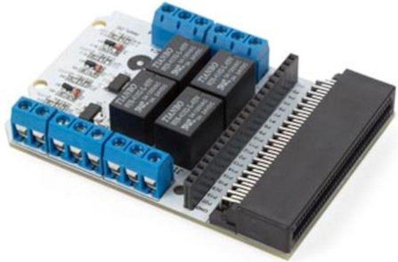 Whadda Relaismodule 4-kanaals Microbit 57 X 80 Mm Wit