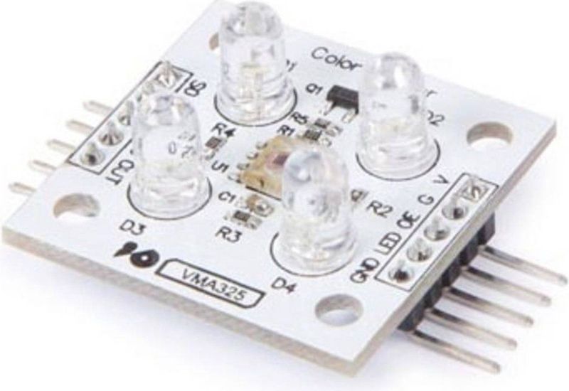 TCS230 - Kleurensensor - 2.7 tot 5.5 VDC - Programmeerbaar