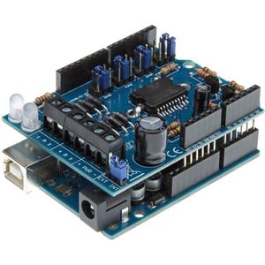 Whadda - Motor & Power Shield - Arduino Uno - 2 Kanalen - Stapelbaar