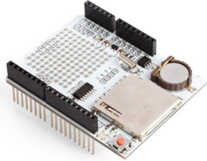 Data Logging Shield - Arduino - SD-kaart - Back-up Batterij - Prototyping