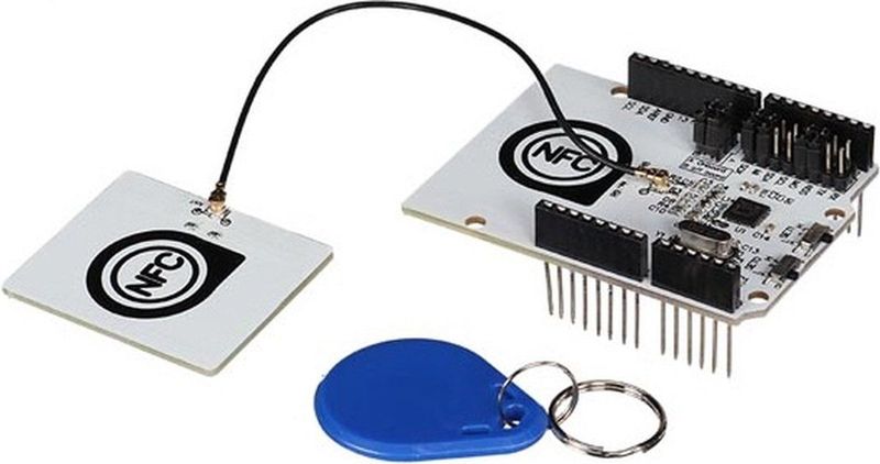 Whadda NFC/RFID-schild voor Arduino®, PN532, contactloos, 13,56 MHz