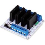 Whadda - 4-kanaals AC-schakelmodule - Veilig - Betrouwbaar - Optocoupler