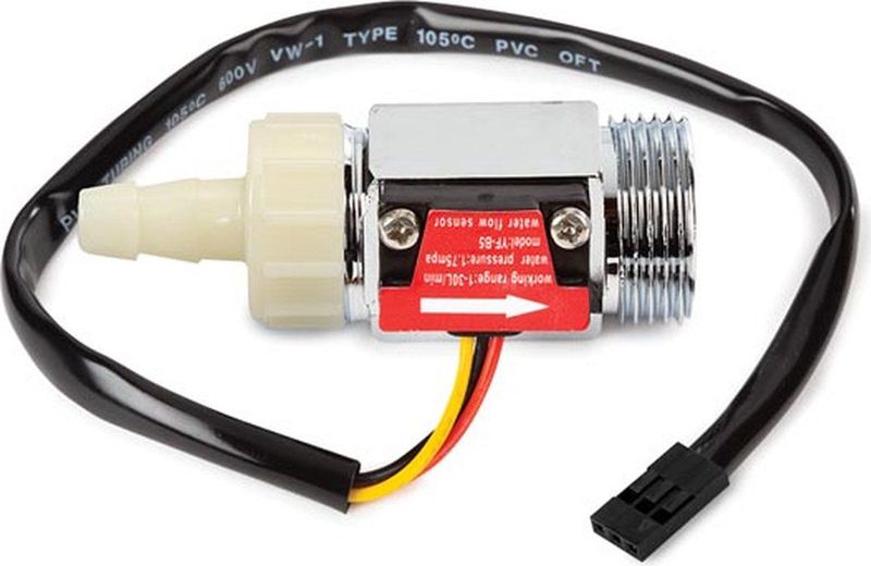 Whadda - Waterstroomsensor - Module - 4.7-15 VDC - Meetbereik 1-30 Liter/Min - Metaal