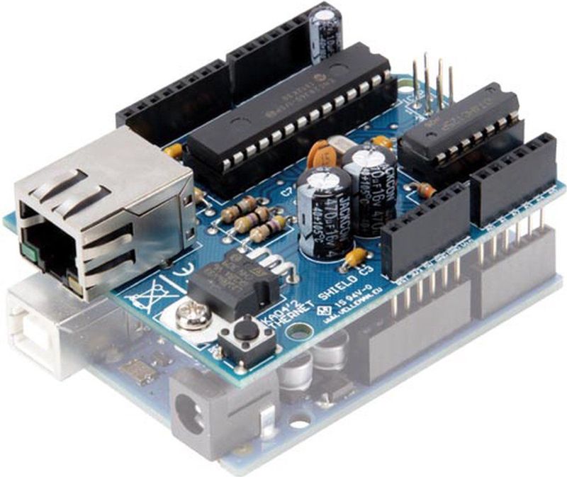 Velleman - WPK04 - Ethernet Shield voor Arduino® - Blauw