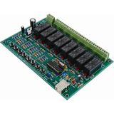 Whadda - Soldeerkit - DIY - 8-kanaals USB Relaiskaart
