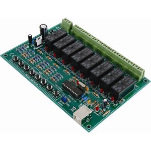 Whadda Soldeerkit, DIY, 8-kanaals USB relaiskaart