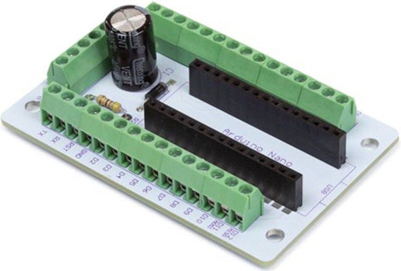 Aansluitadapter - Arduino Nano - Voor Digitale Ledstripprojecten - Educatief