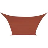 Perel Schaduwdoek, waterafstotend, 2 x 3 m, 160 g/m², polyester, rechthoek, terracotta - rood Polyester GSS4320TR