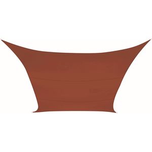 Perel Schaduwdoek, waterafstotend, 2 x 3 m, 160 g/m², polyester, rechthoek, terracotta - rood Polyester GSS4320TR