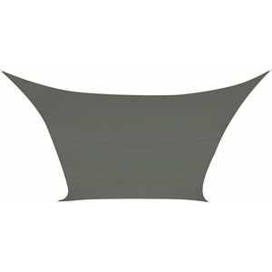 Perel Schaduwdoek, waterafstotend, 2 x 3 m, 160 g/m², polyester, rechthoek, groengrijs