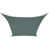 Perel Schaduwdoek, waterafstotend, 5 x 5 m, 160 g/m², polyester, vierkant, groengrijs - groen Polyester GSS4500GG