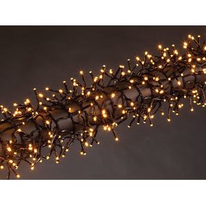 Merga LED, lichtslinger, 12 m, 1020 leds, Arizona wit, zwarte kabel, voor binnen en buiten, 24 V