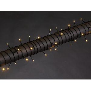 Wega LED, lichtslinger, 12 m, 80 leds, warmwit, groene kabel, voor binnen en buiten, 24 V