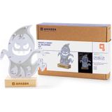 Whadda Soldeerkit, XL-printplaat, gruwelijk spook, met houder, educatief en creatief STEM-bouwpakket